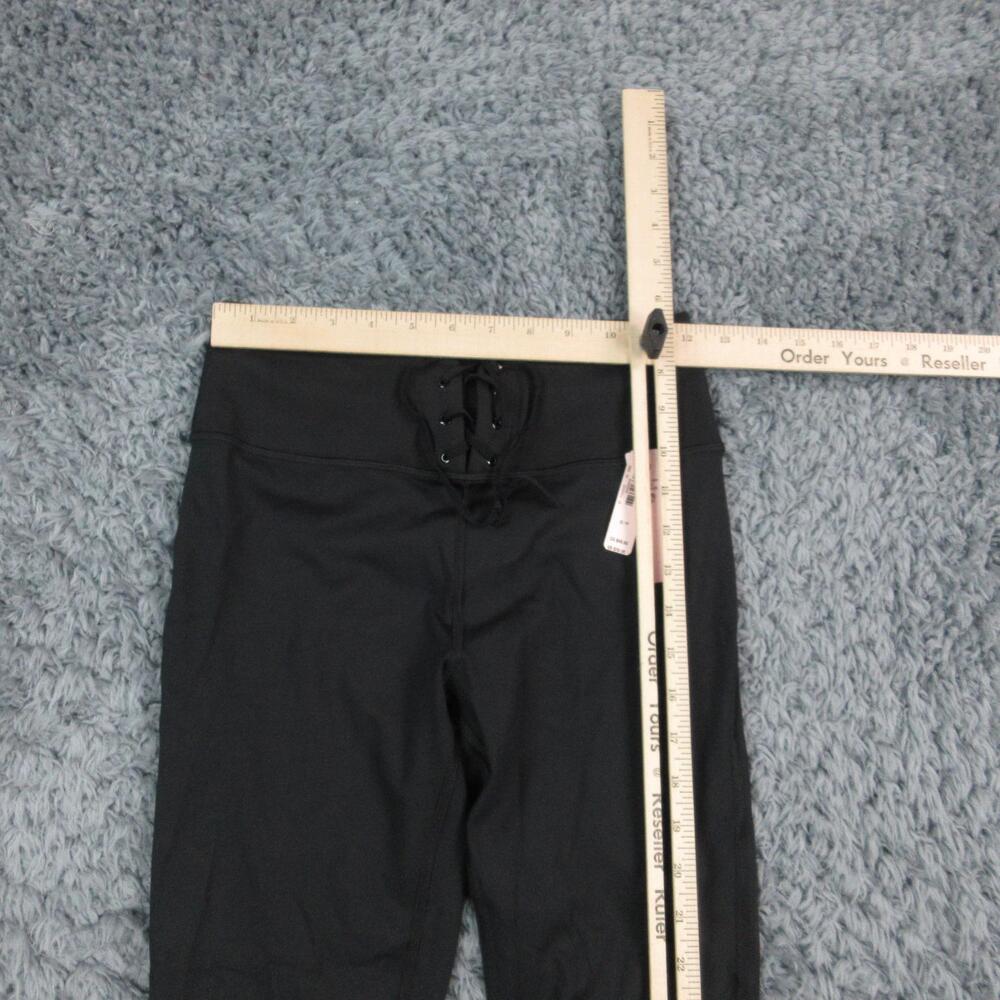 Victoria's Secret Pants Womens Small Black High Rise Lace Up Leggings 24x23* NWT - Picture 5 of 16